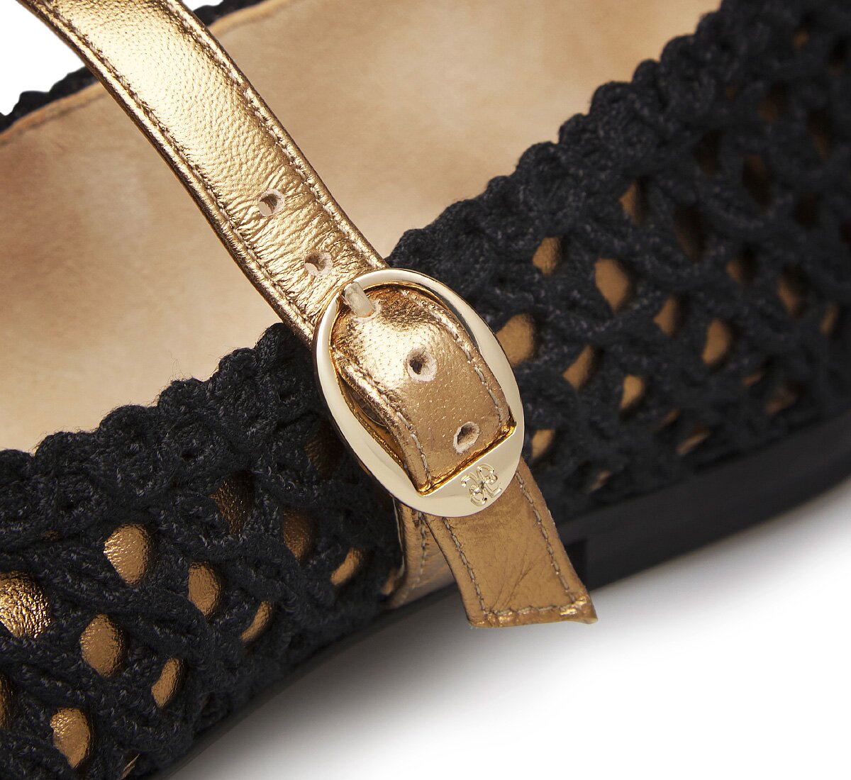 Crochet ballet flats