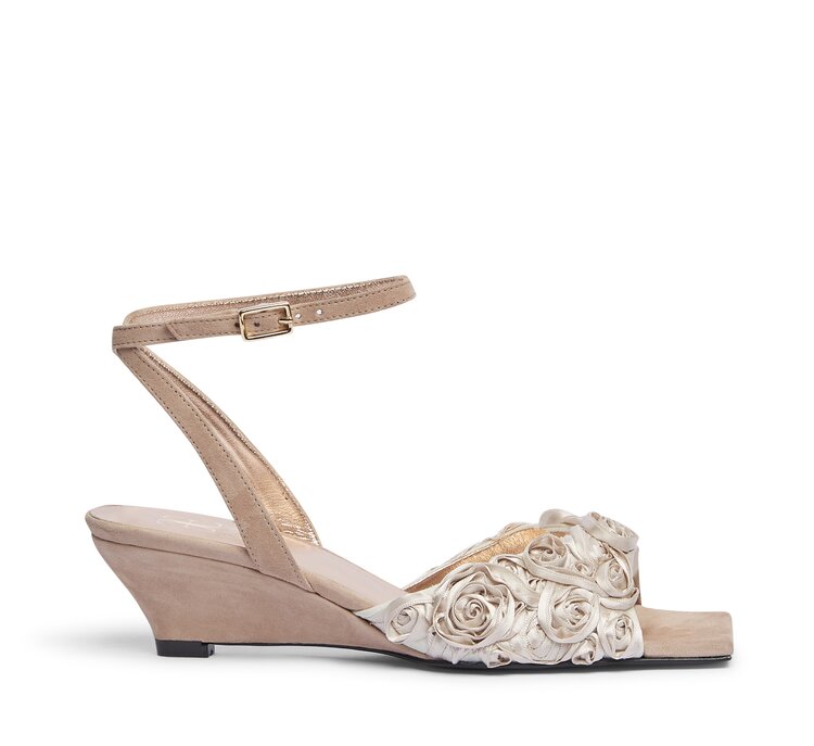 Fabi sandal with satin strap
