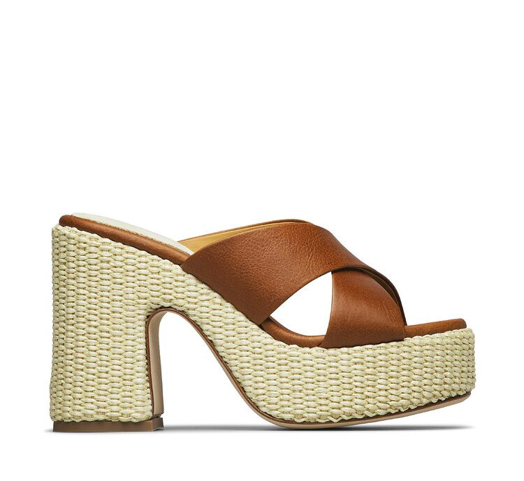 Fabi sandal with platform