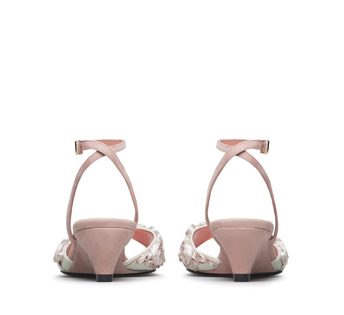 Fabi sandal with satin strap