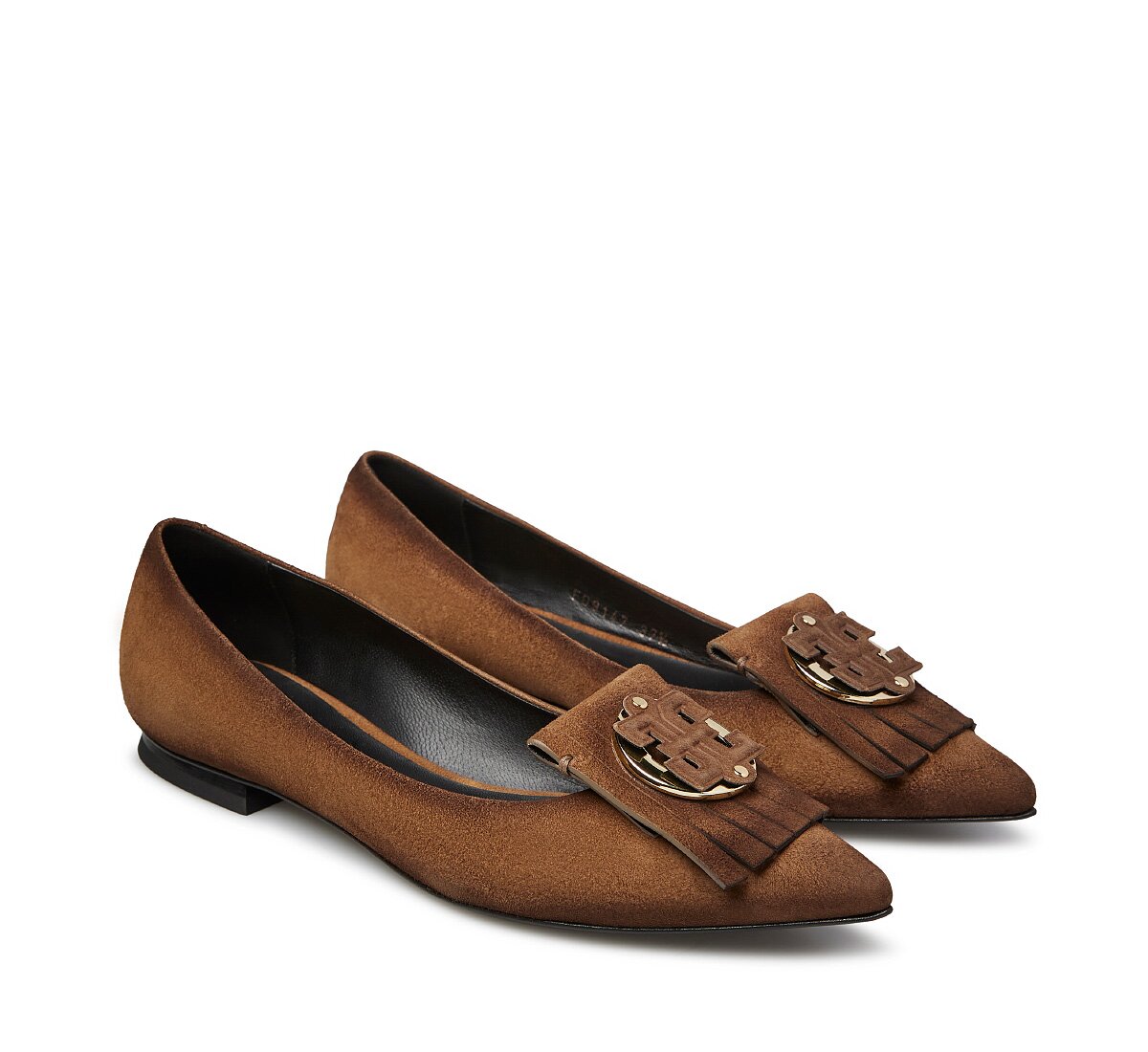 Fabi suede ballet flats