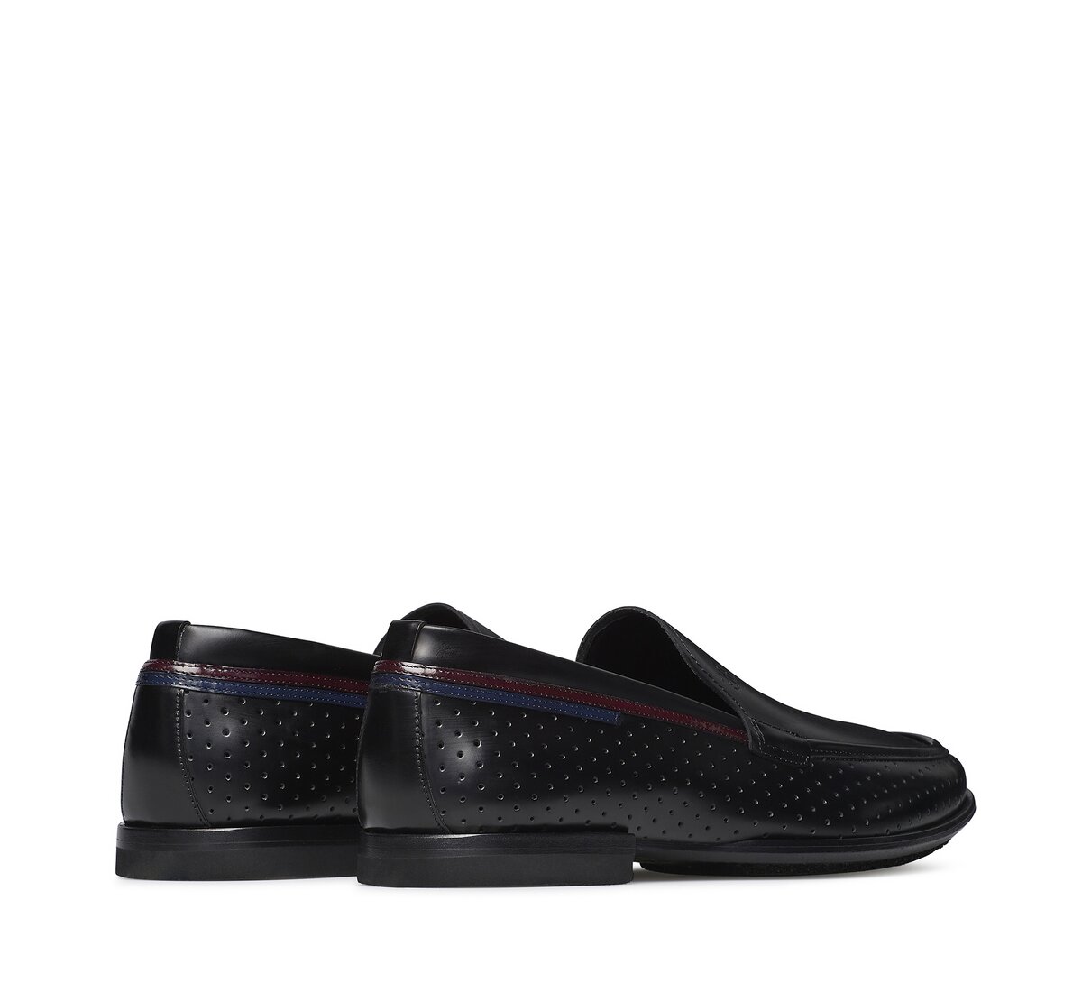 Fabi Perforated Calfskin Loafer