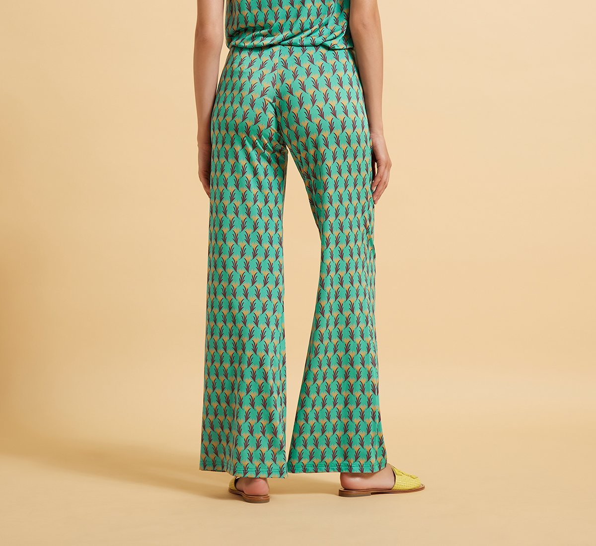 Pants with Patterned Print