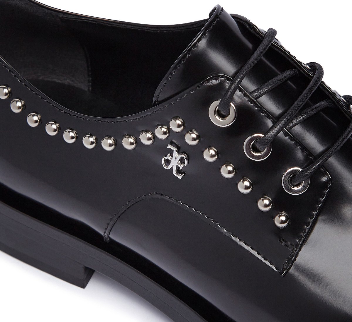 Fabi lace-up with studs