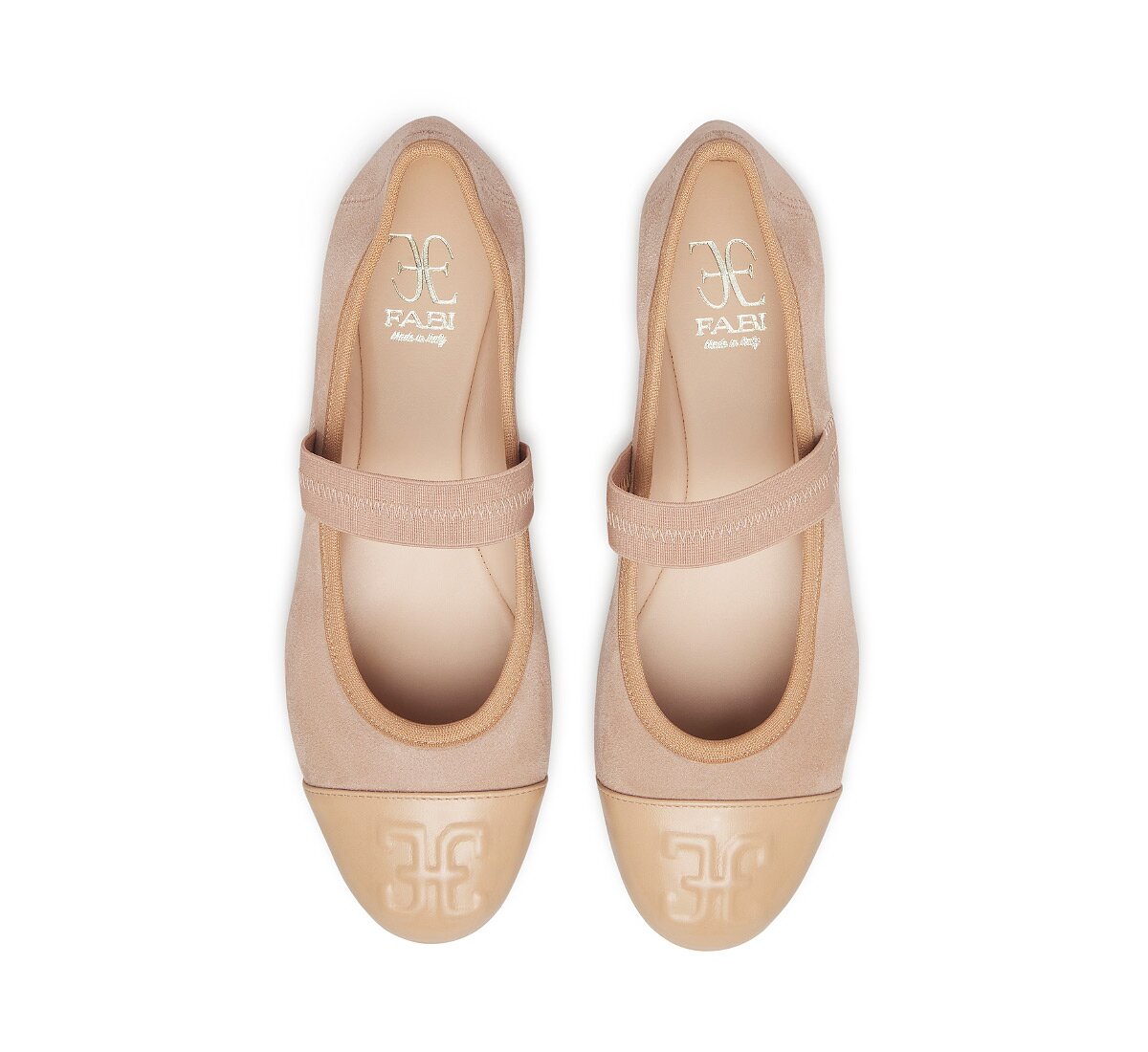 Suede ballet flats