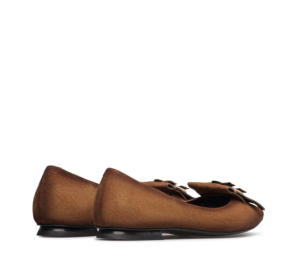 Fabi suede ballet flats