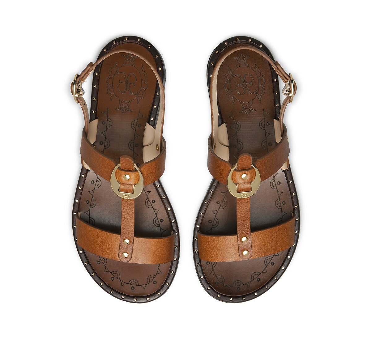 Calfskin sandal