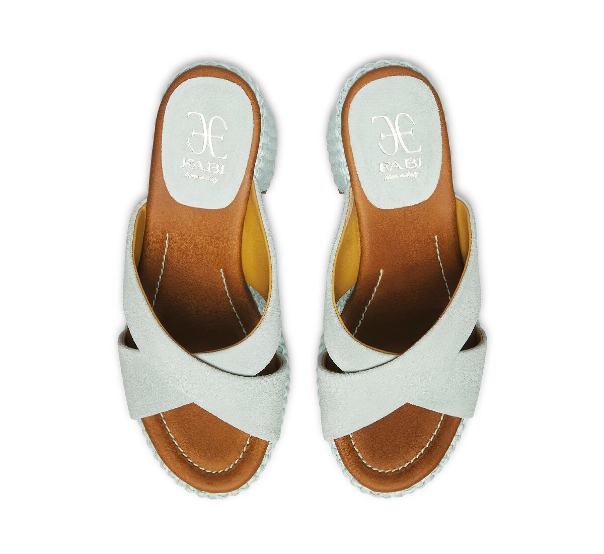 Fabi sandal with platform