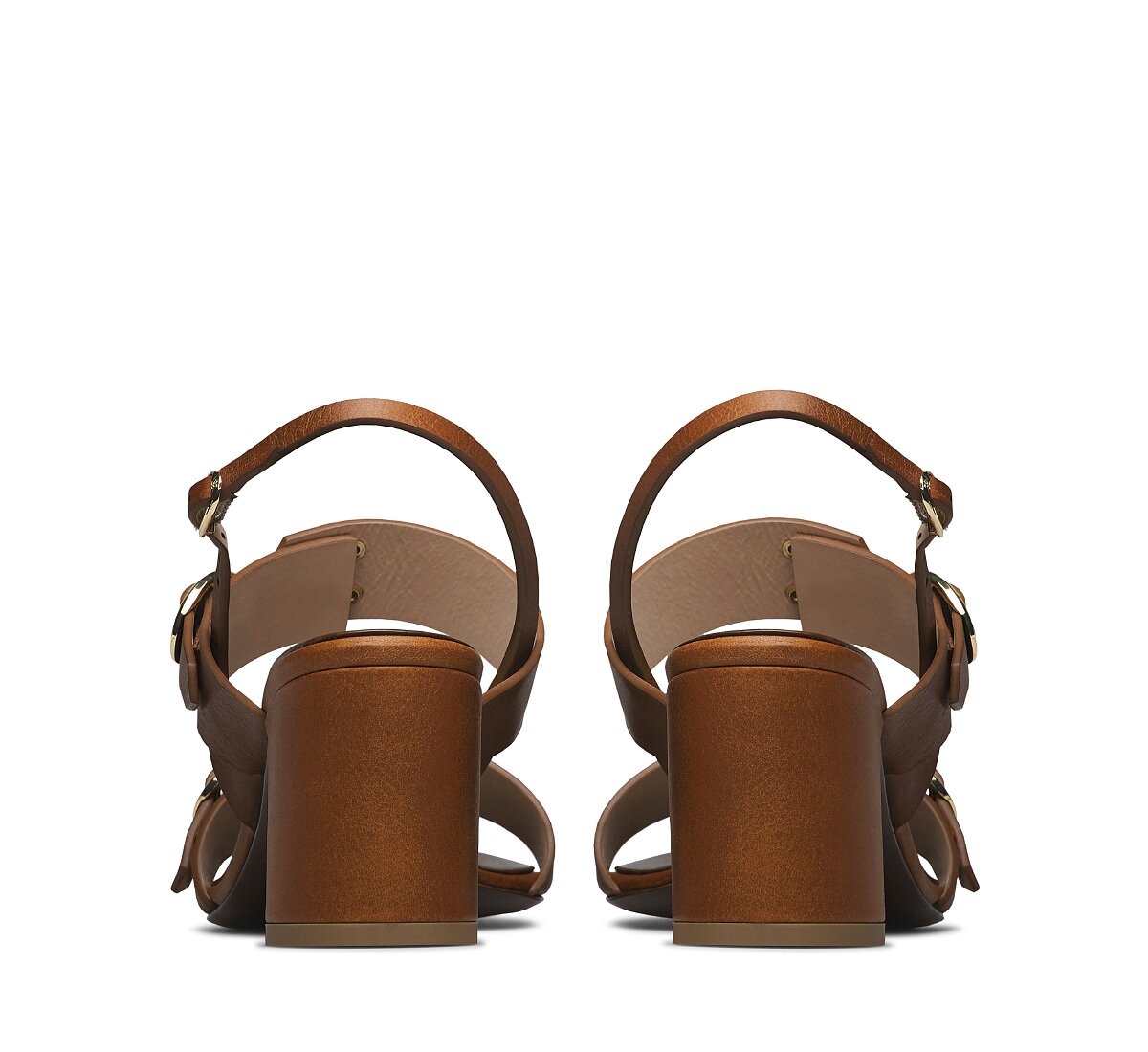 Calfskin Sandal with Strap