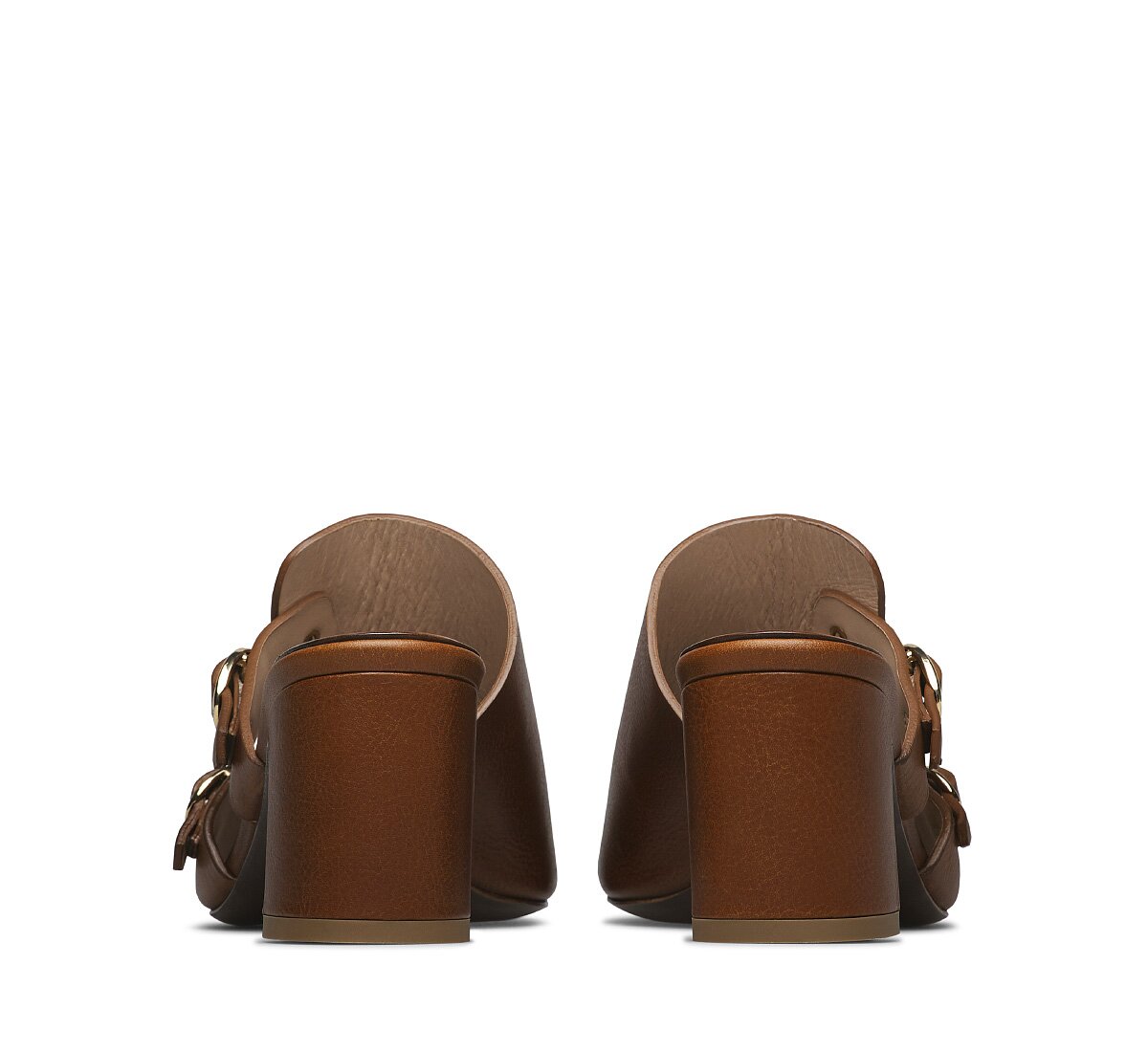 Fabi Calfskin Sandal with Double Buckle