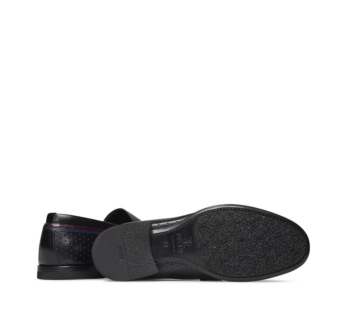 Fabi Perforated Calfskin Loafer