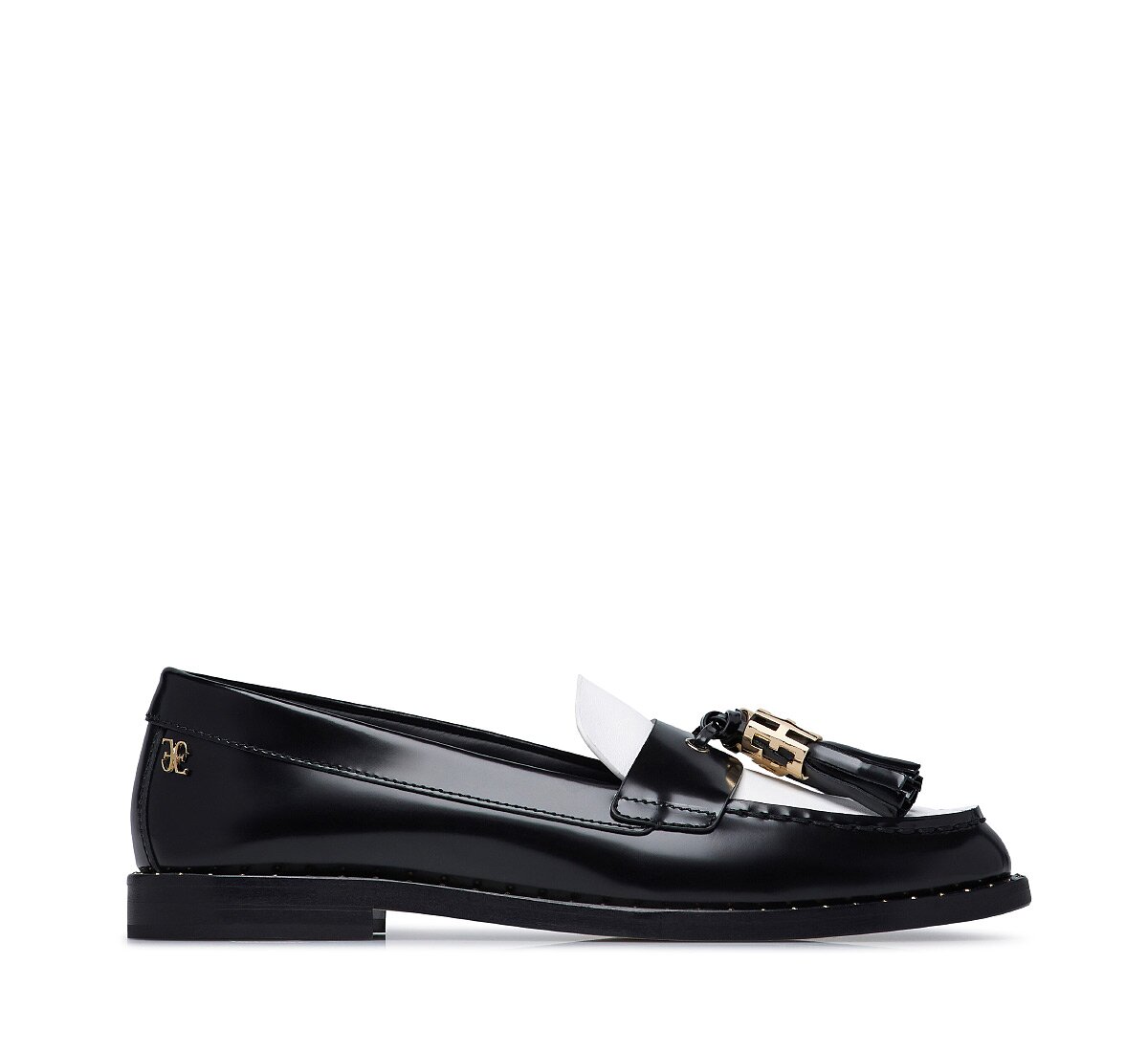 Fabi loafer with tassels and small studs