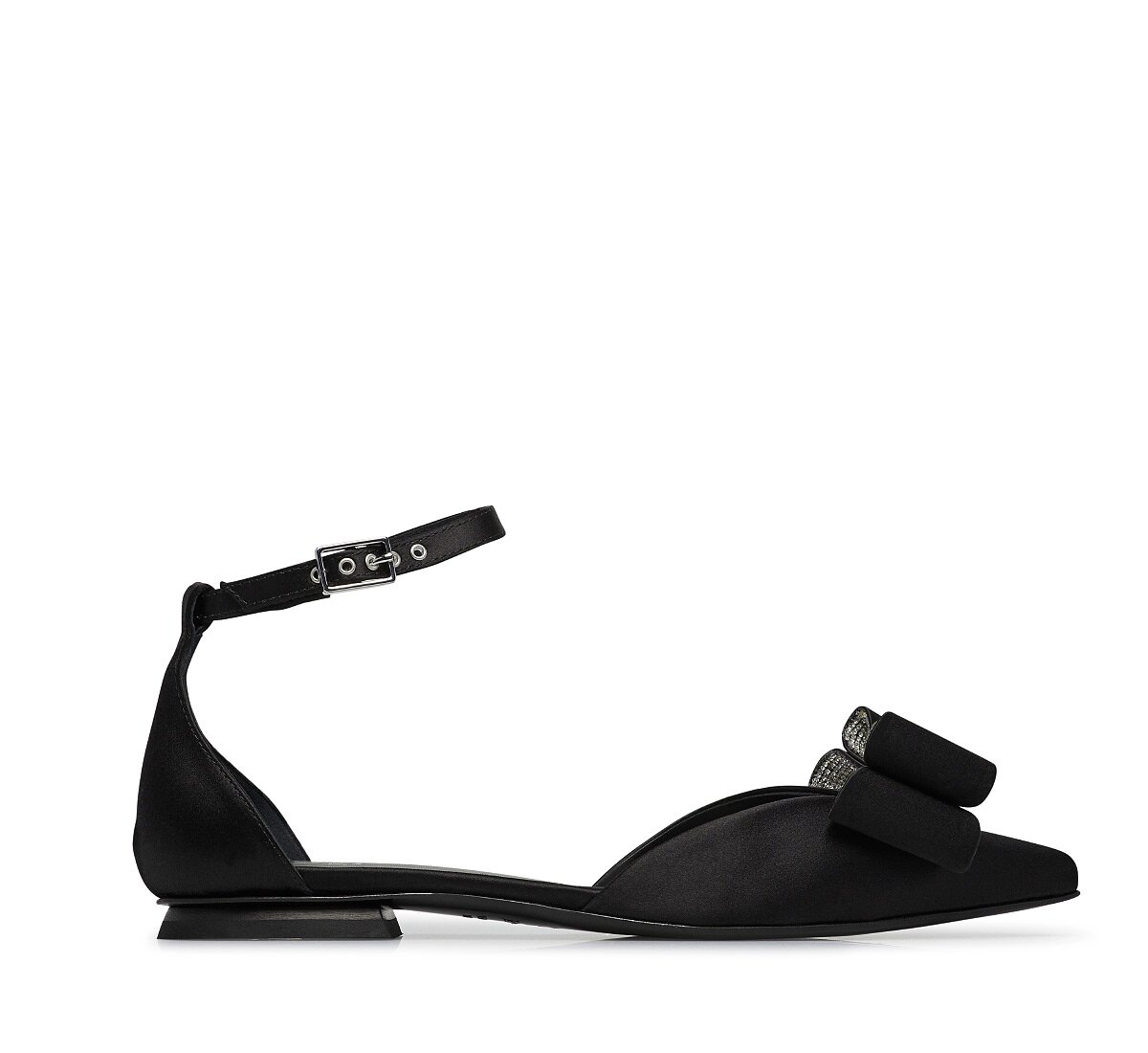 Fabi satin ballerina