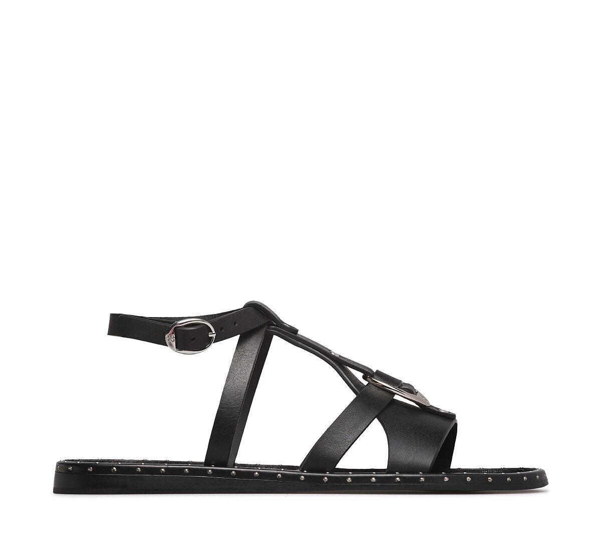 Fabi Calfskin Sandal with Straps