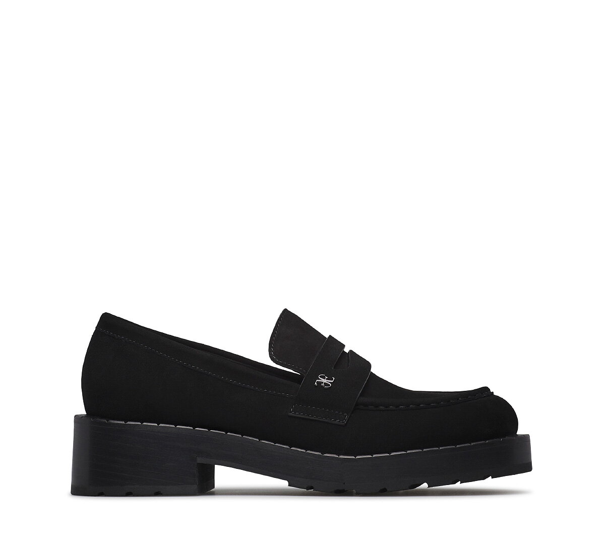 Suede loafer