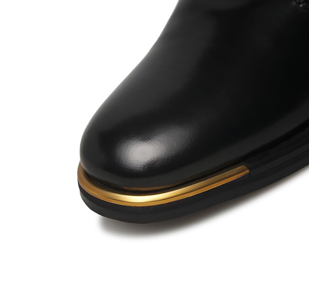 Fabi Calfskin Lace-Up Shoe with Gold Detail