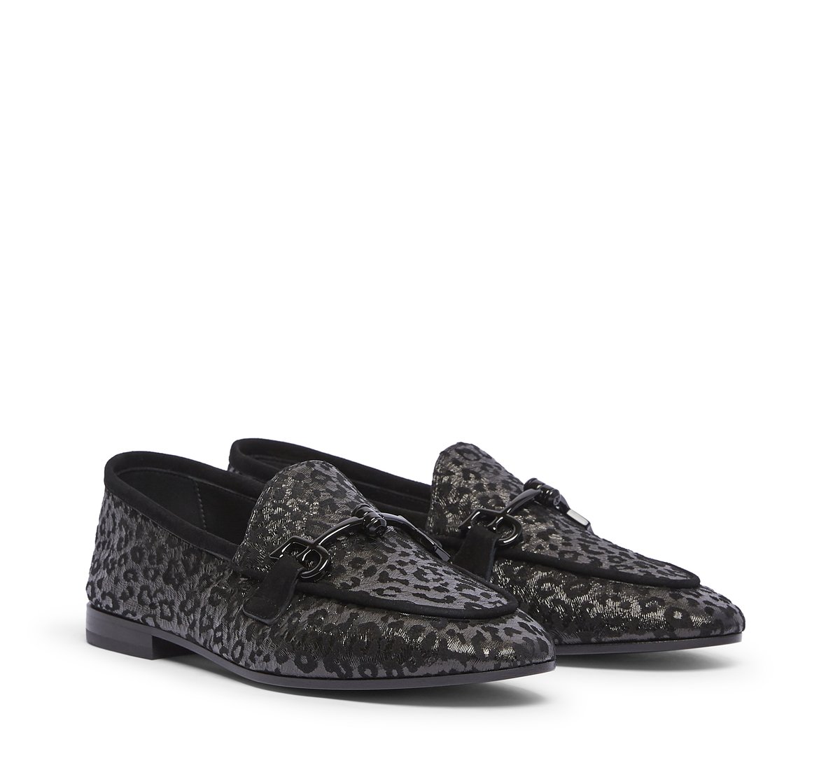 Fabi animal print loafer