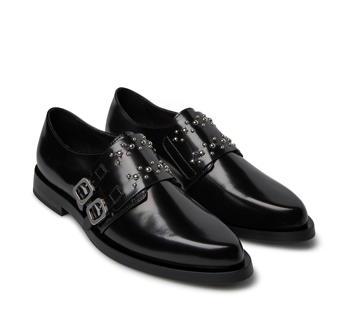 Fabi monk strap shoes