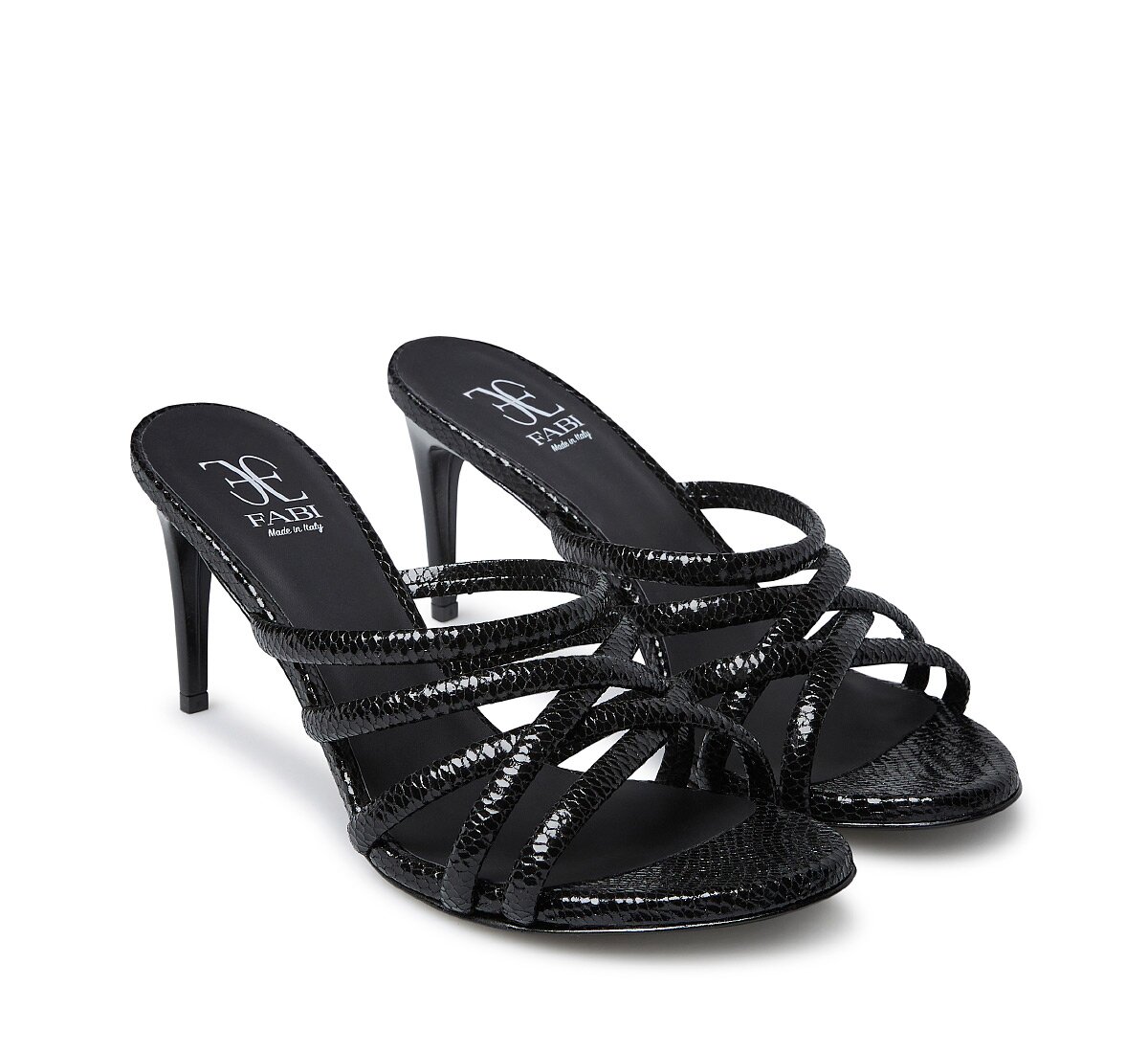 Fabi sandal in mini viper