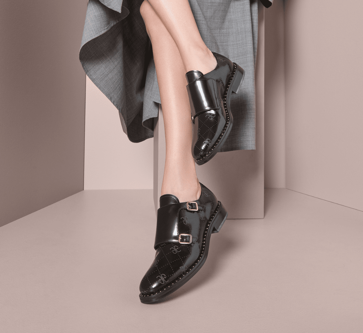 Fabi Double Monk Strap