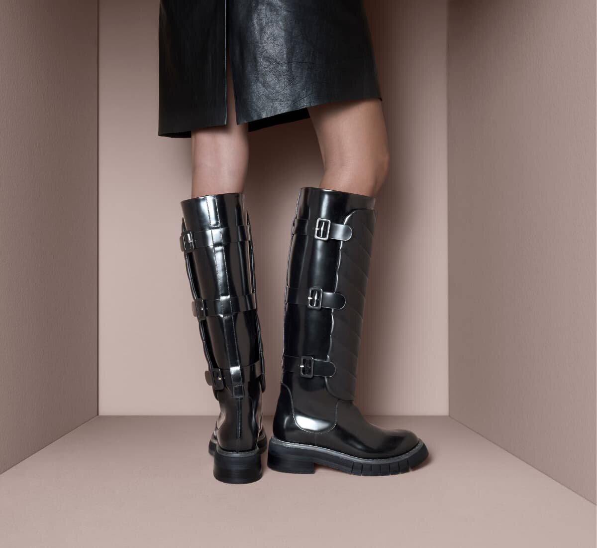 Fabi calf leather boot