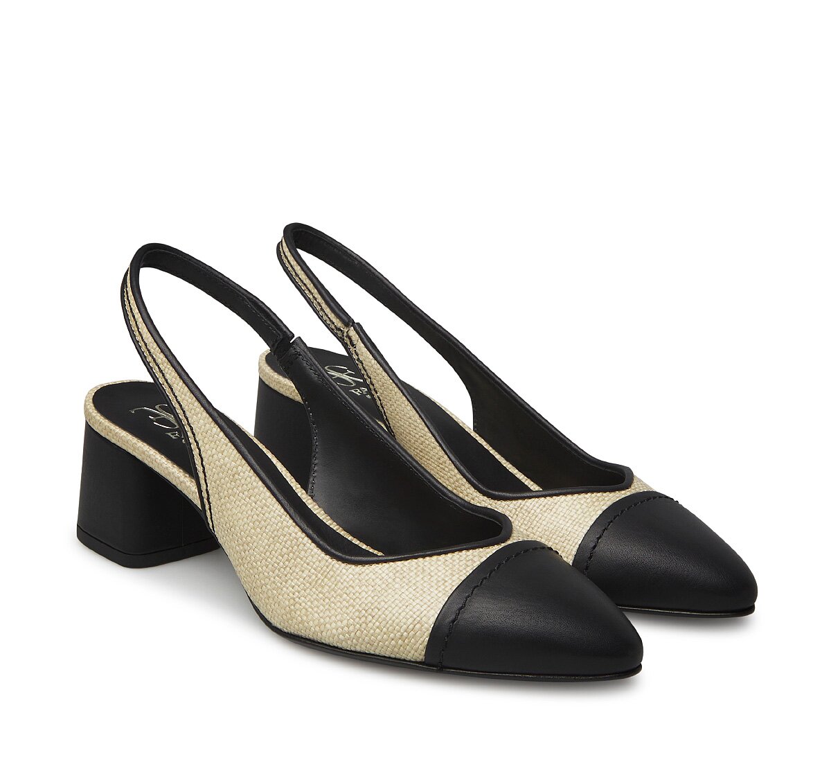 Sling-back Fabi in rafia