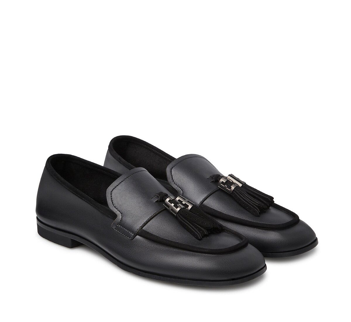 Fabi calfskin loafer with tassels
