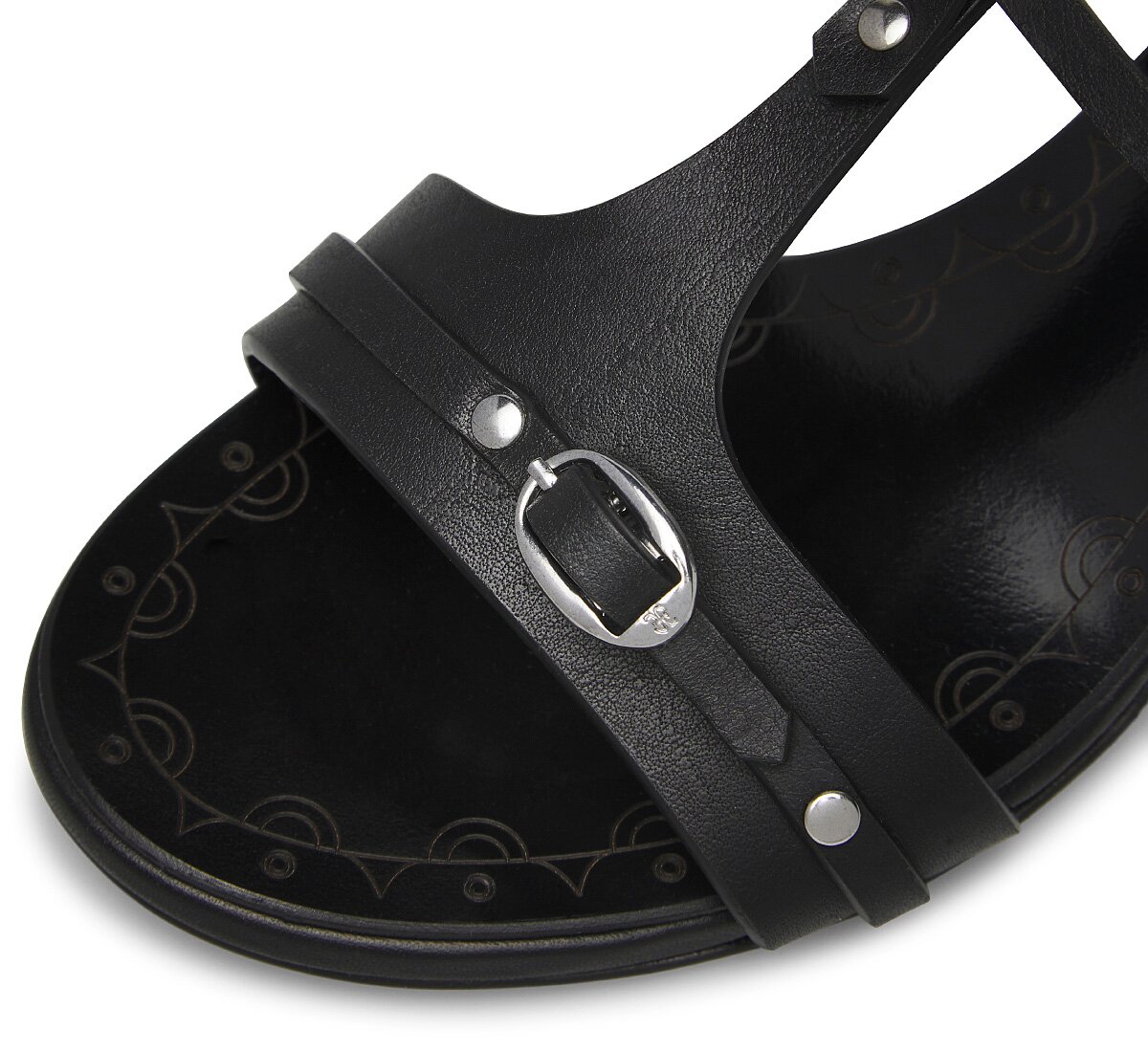 Sandal in calfskin leather