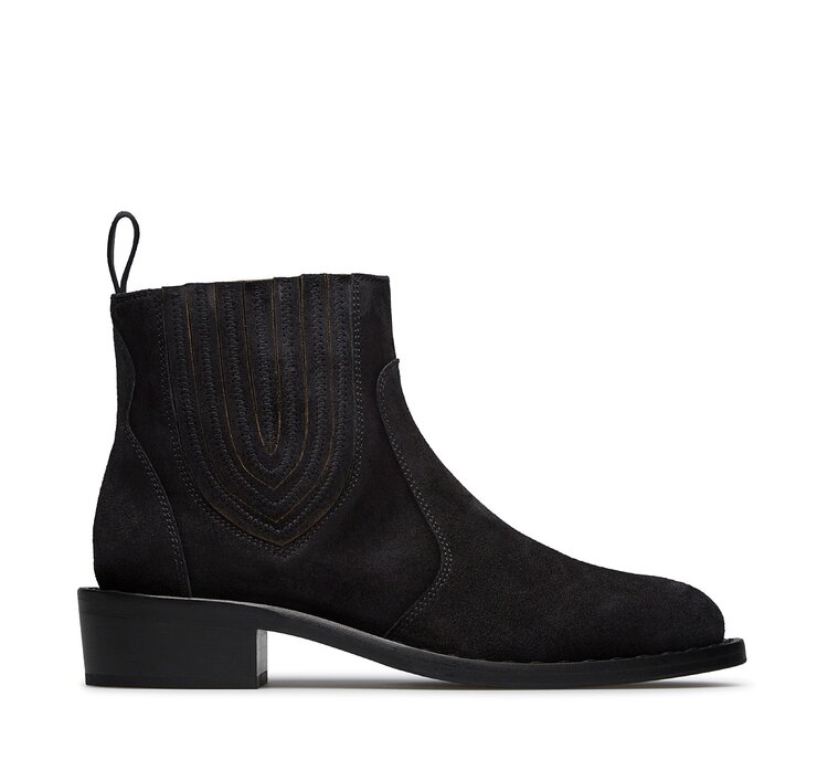 Fabi suede ankle boot