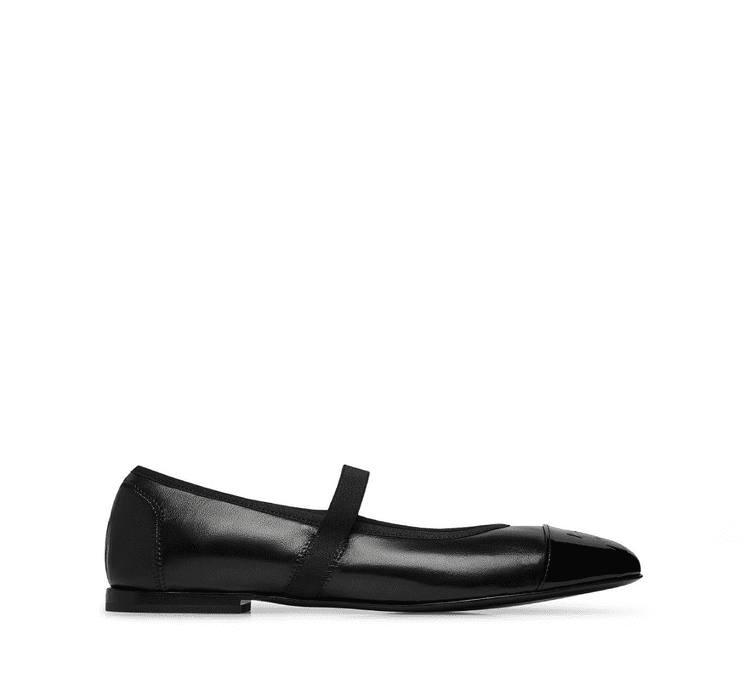 Calfskin ballet flats