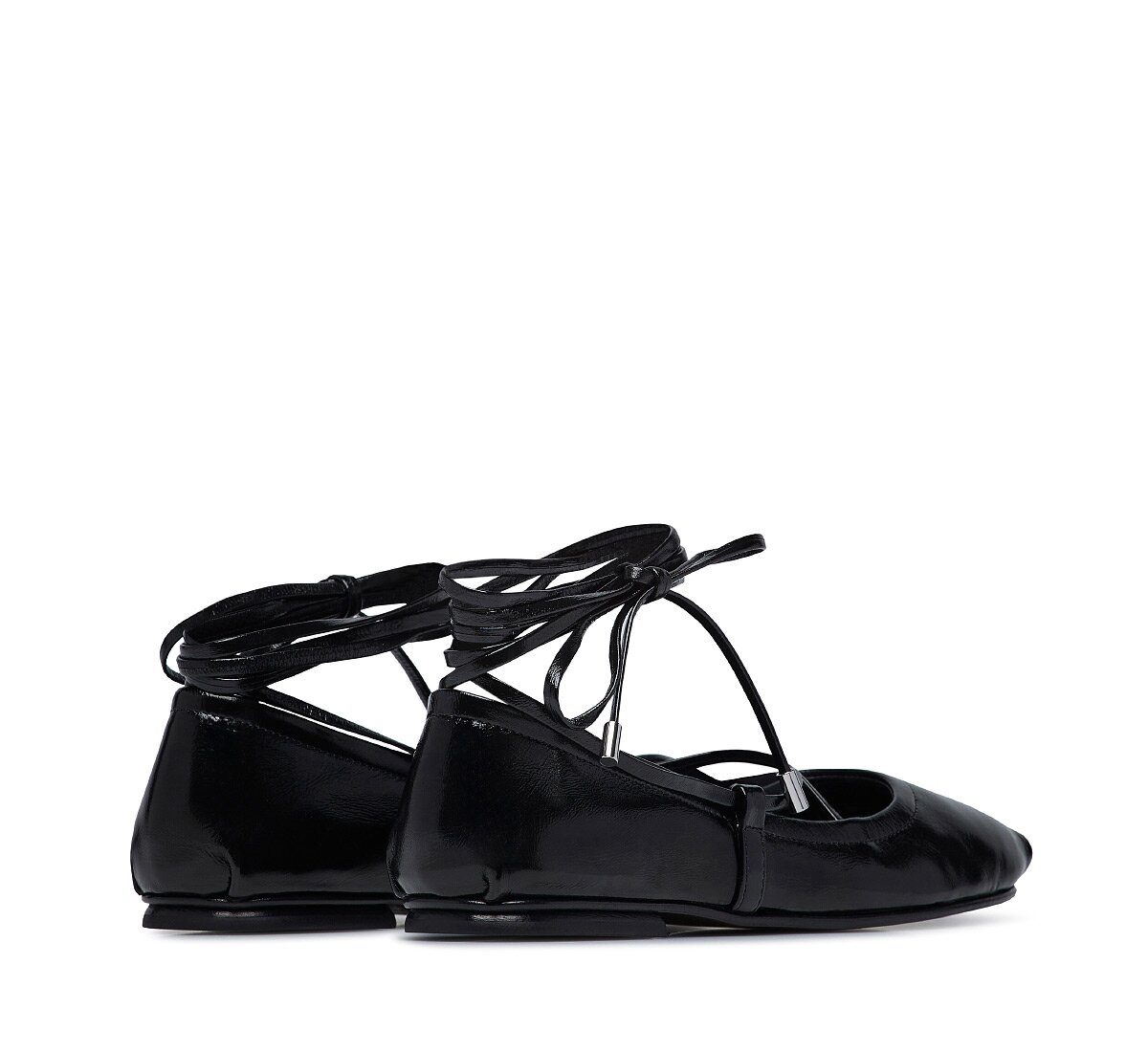 Fabi ballerinas with ankle ties