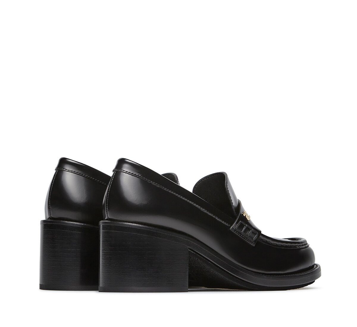 Лоферы Fabi на каблуке