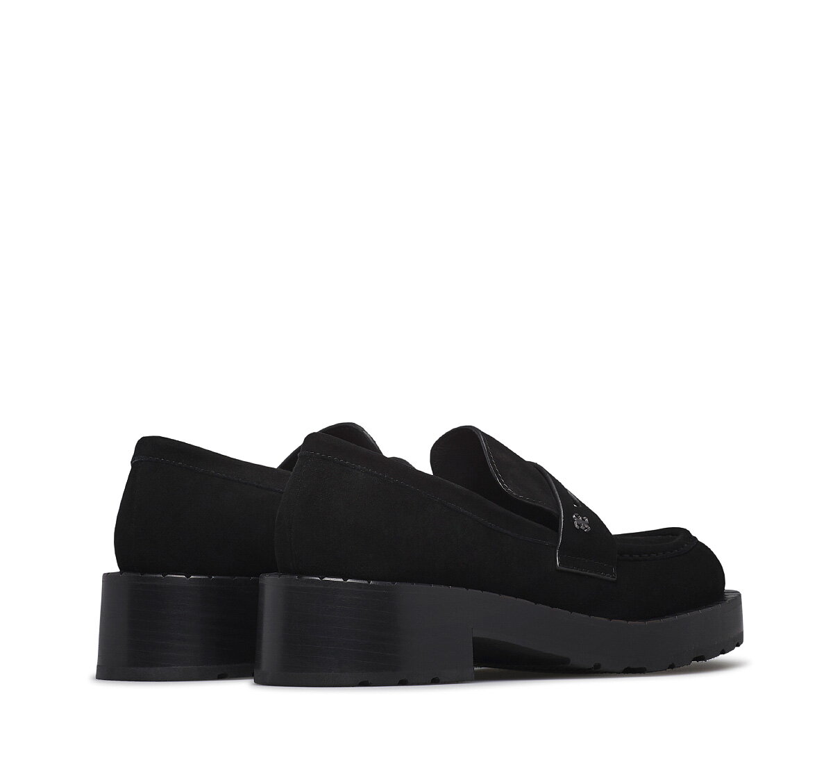 Suede loafer