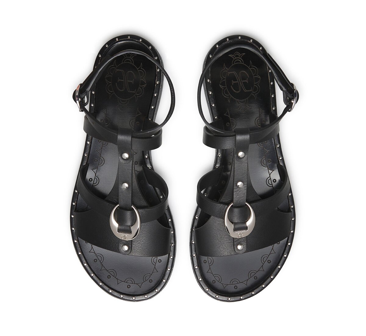 Calfskin Sandal with Straps
