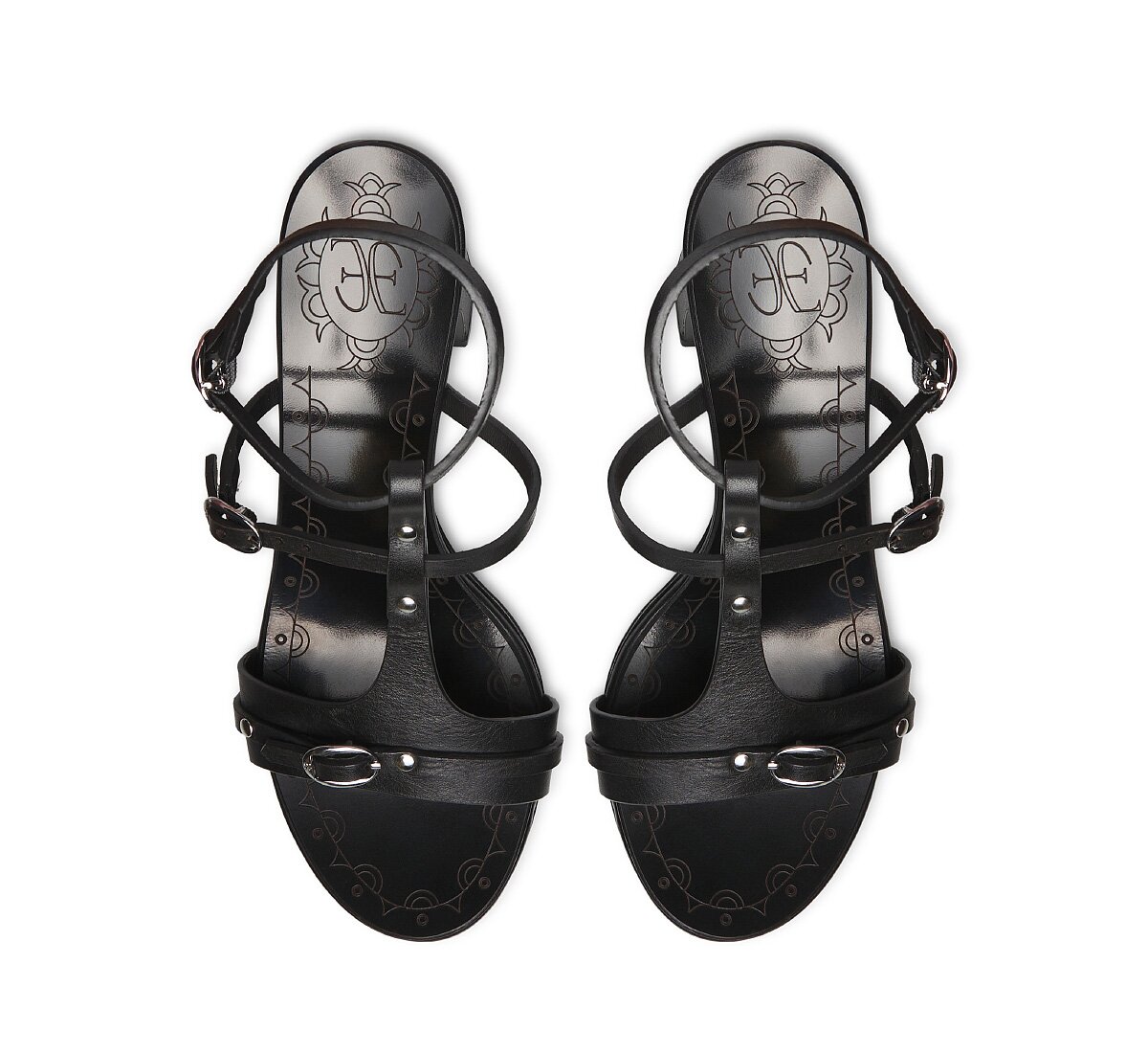 Sandal in calfskin leather