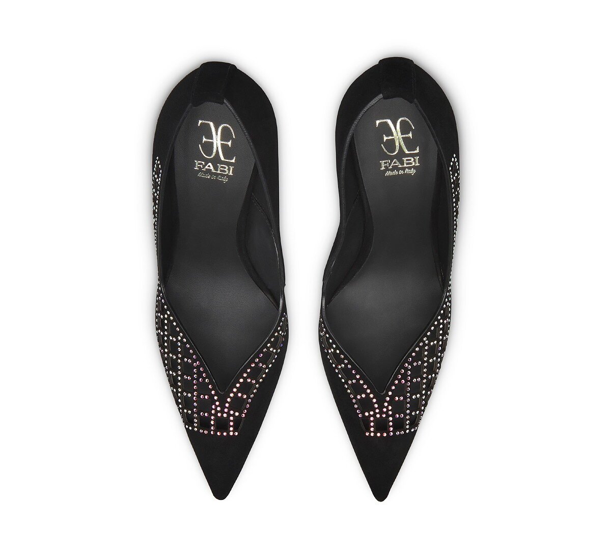 Pumps with jewel embellishments