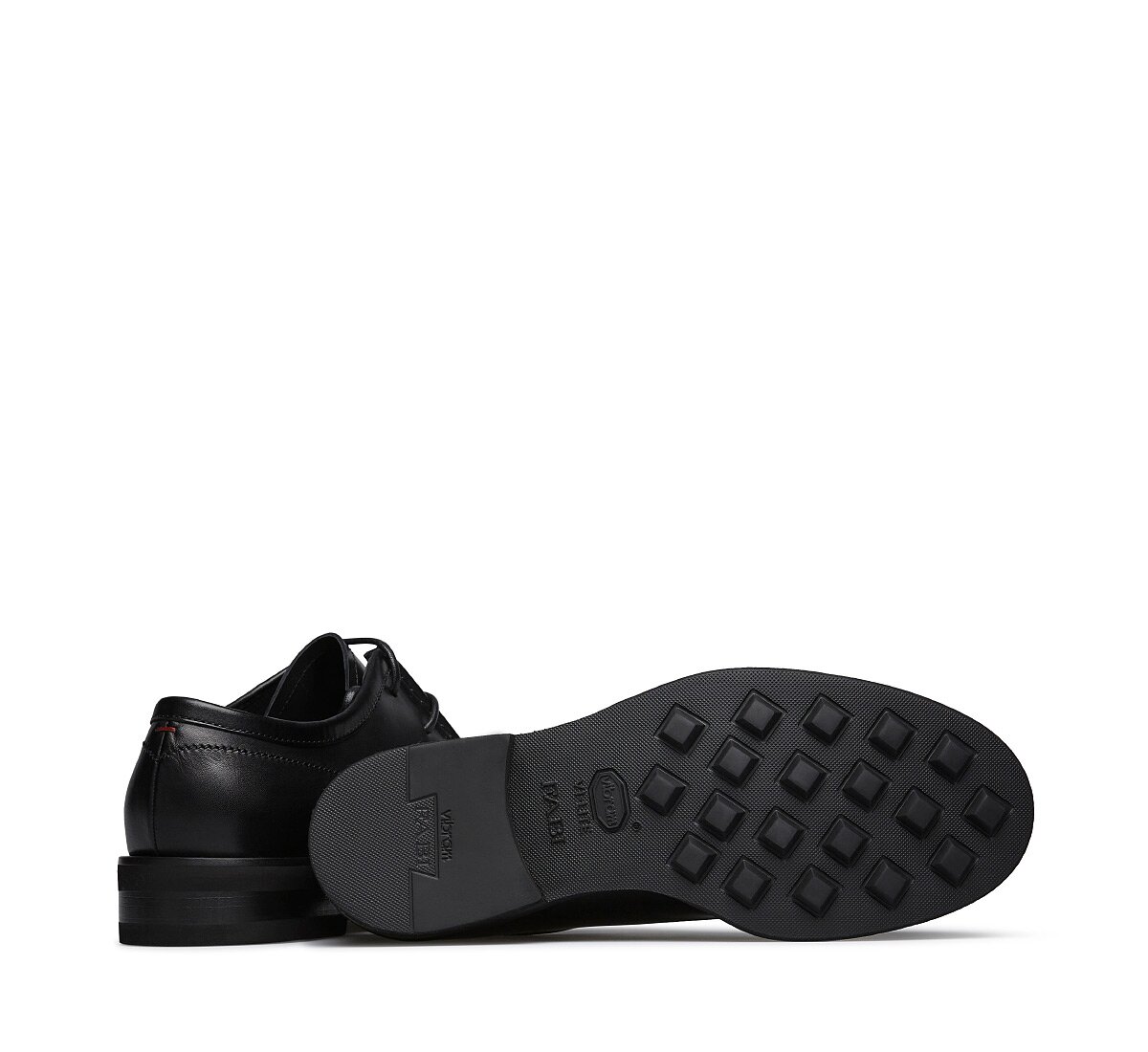 Black calfskin derby