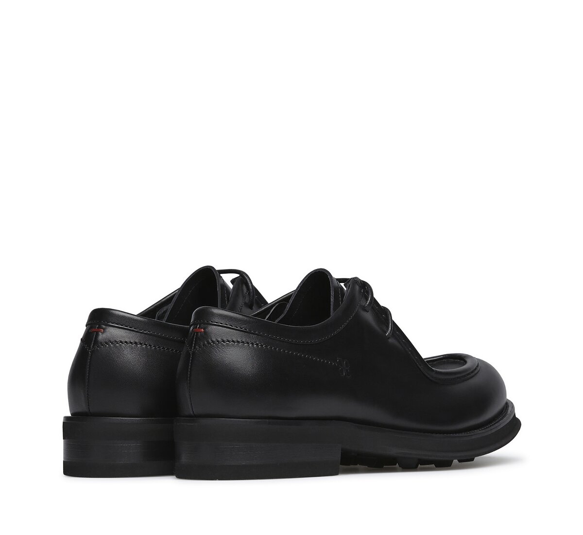 Black calfskin derby