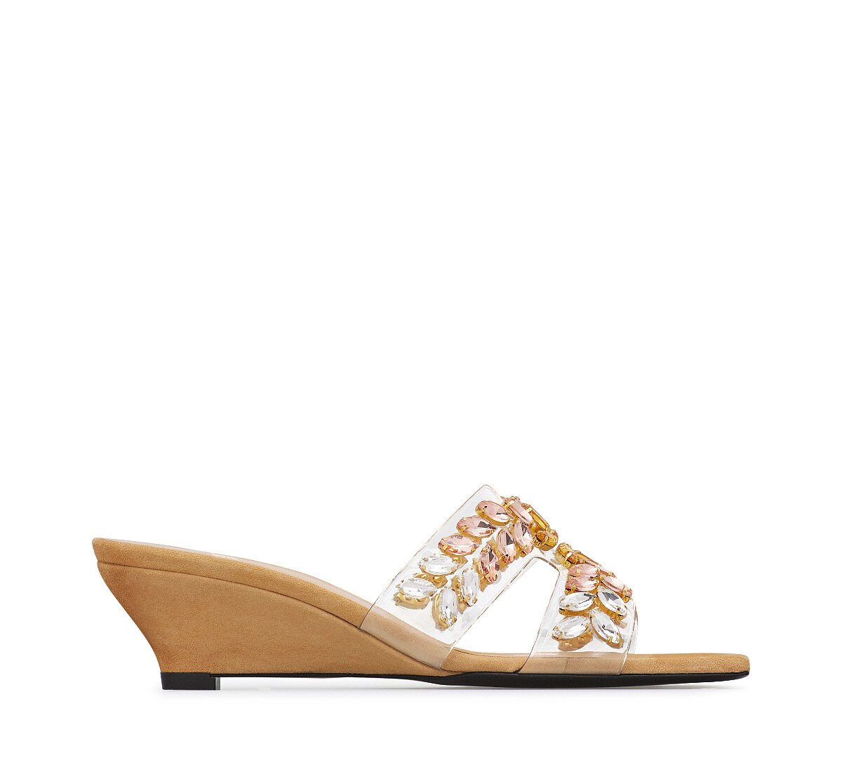 Suede sandal