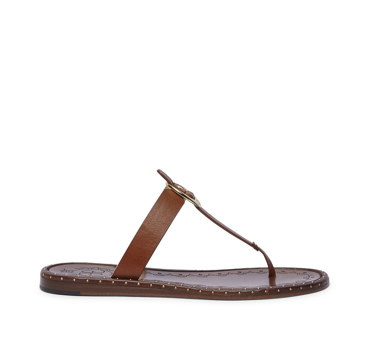 Sandalo infradito Fabi in pelle di vitello