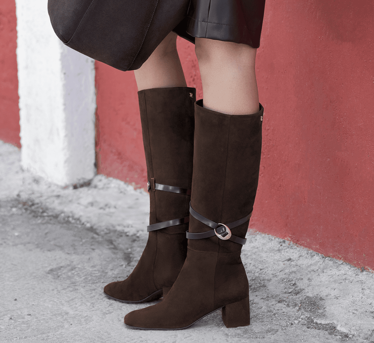 Сапог Fabi из замши