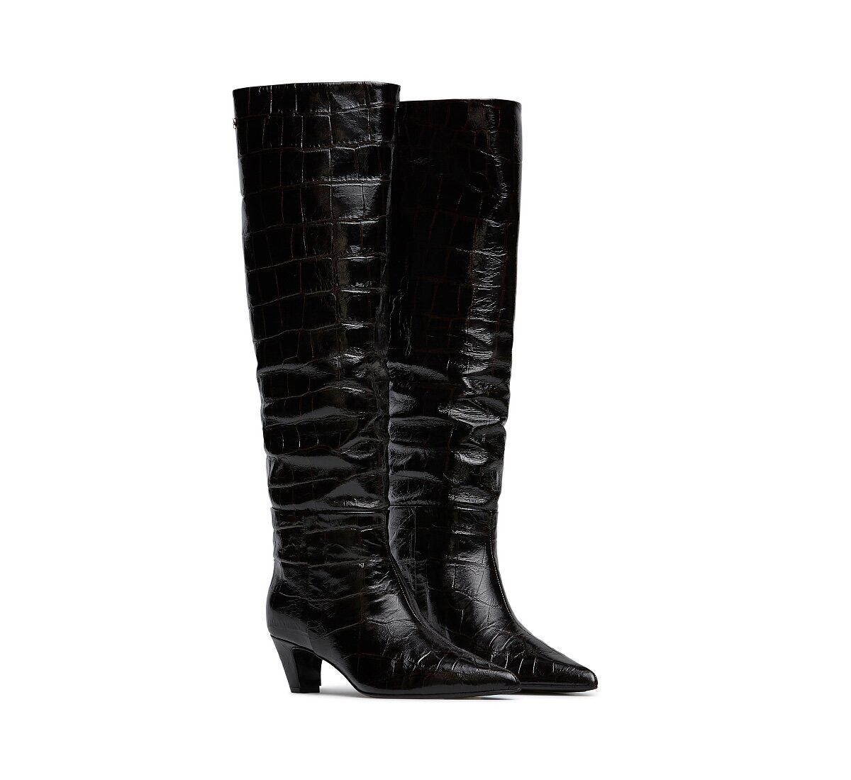 Stivale Fabi in stampa coccodrillo
