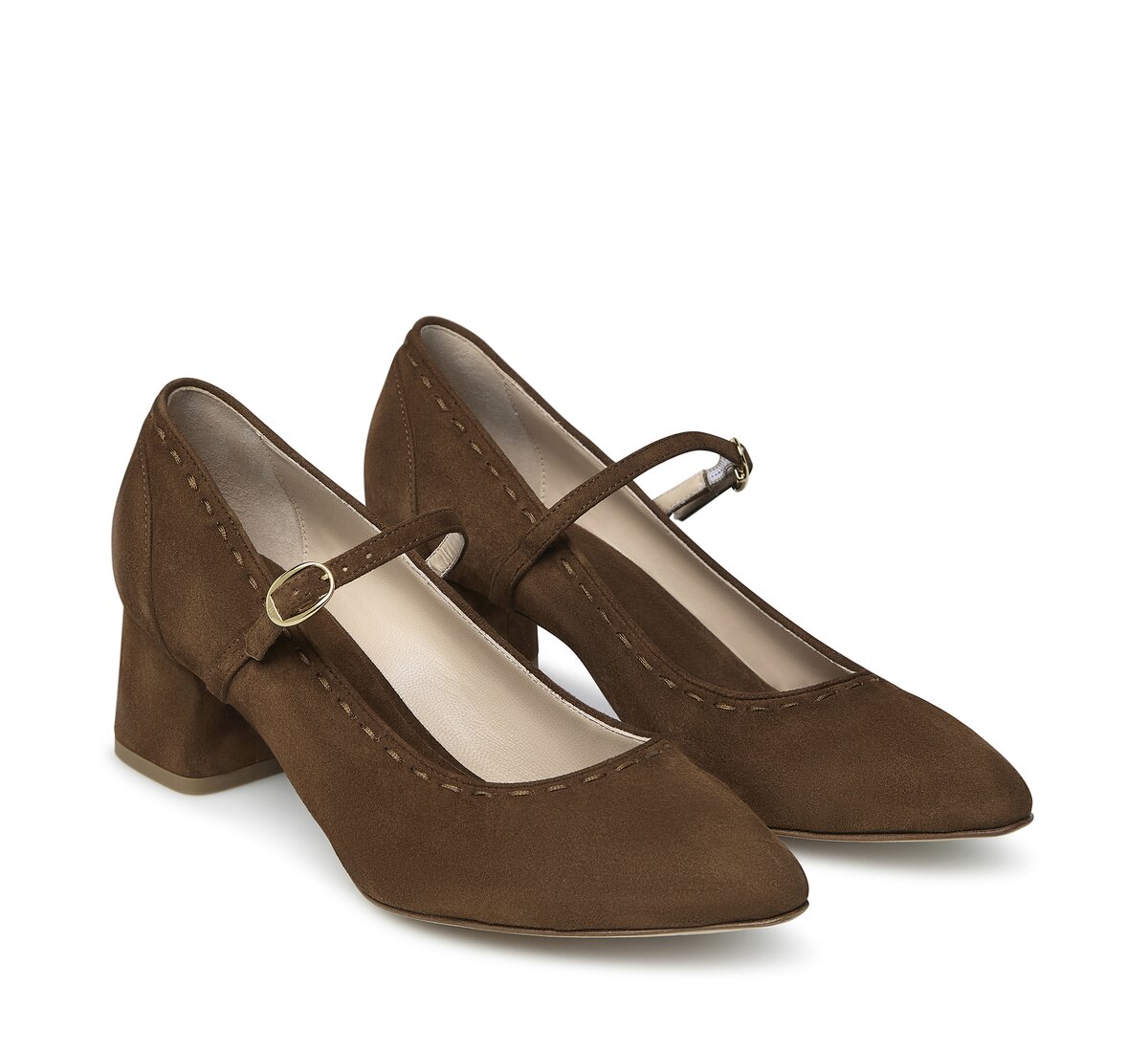 Mary Jane Fabi in Camoscio