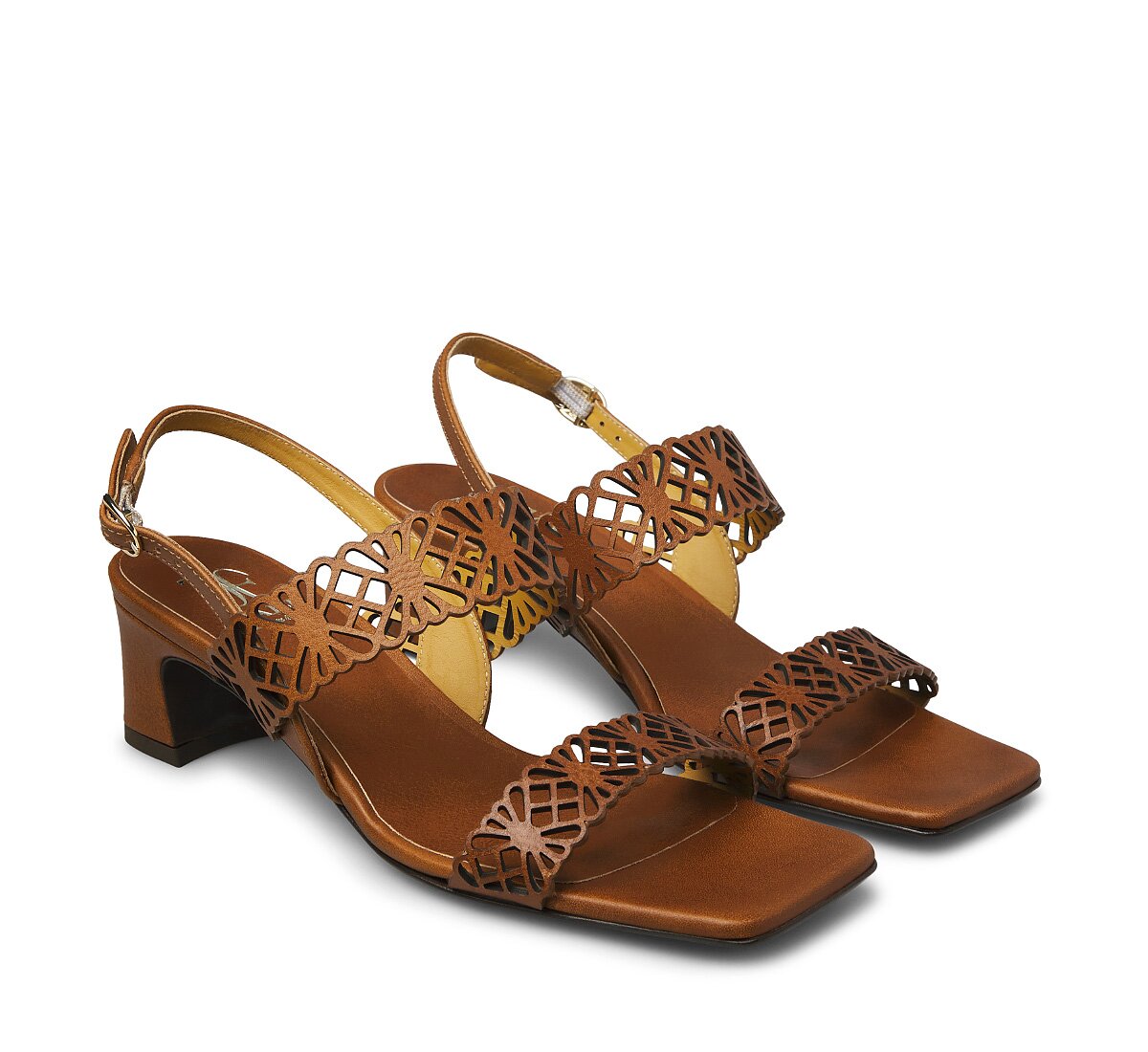 Sandalo Fabi in pelle di vitello traforata