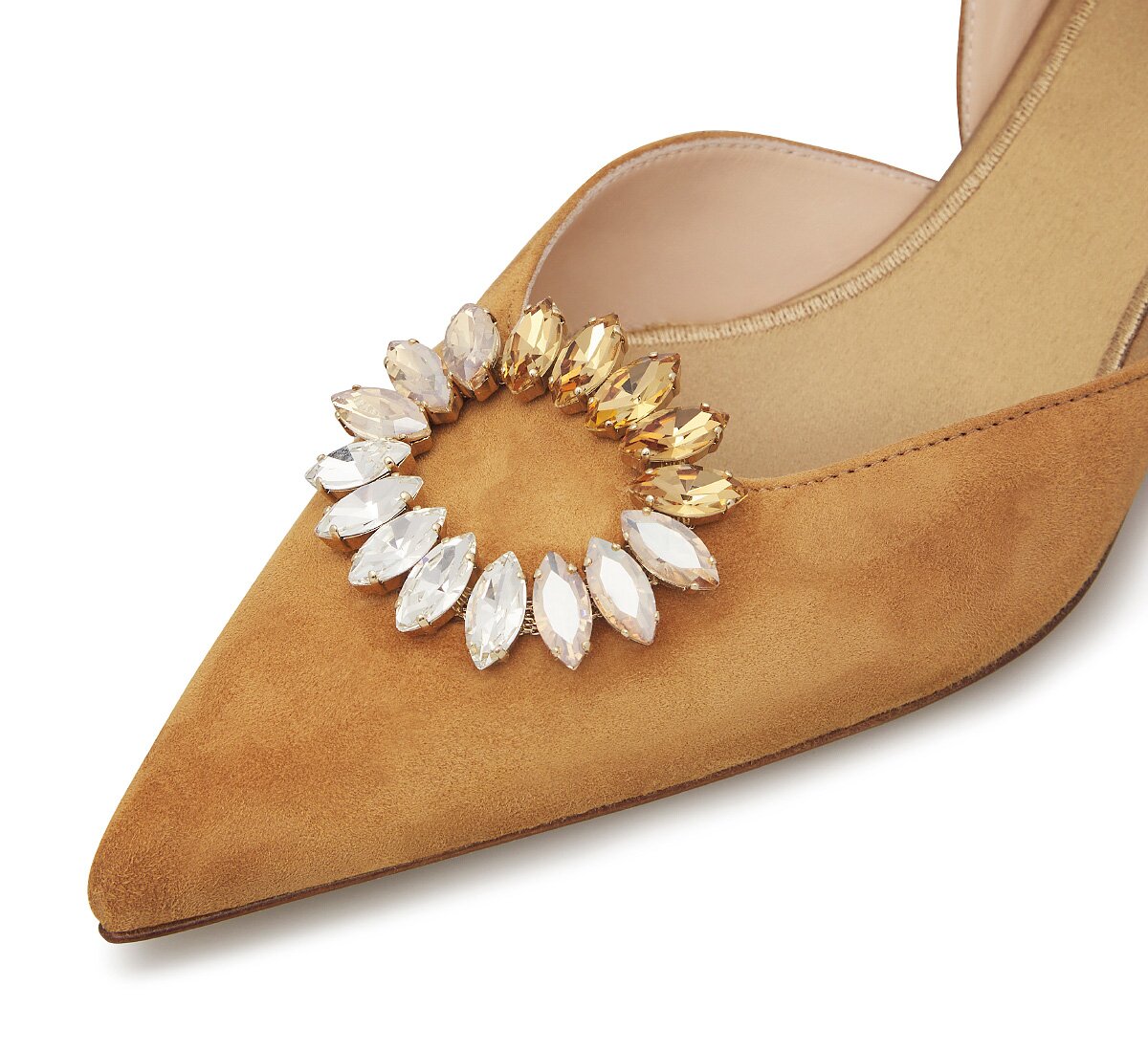 Fabi sling-back in suede