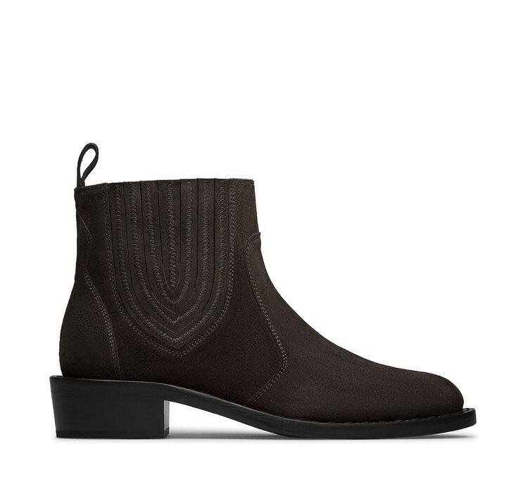 Fabi suede ankle boot