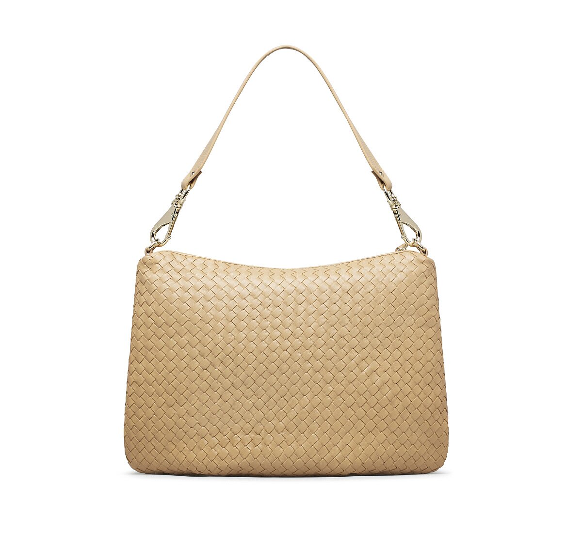 Woven Leather Handbag