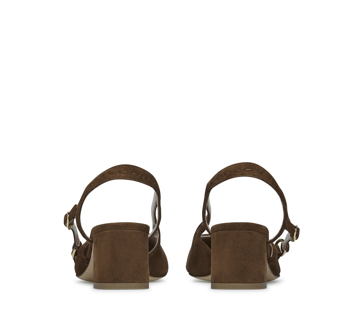 Sling-back Fabi in camoscio