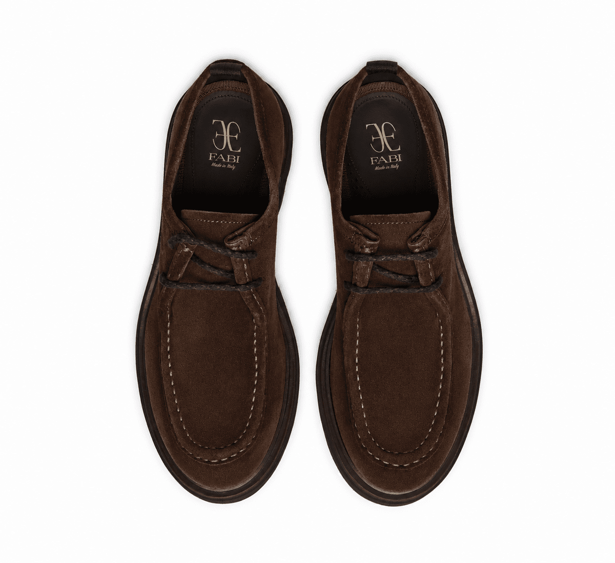 Fabi lace-ups in velour