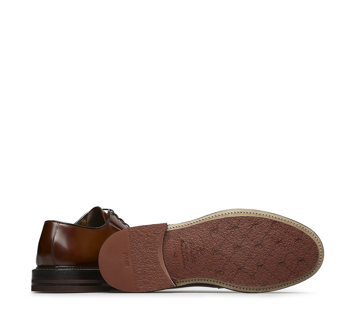 Fabi lace-up in appaloosa leather